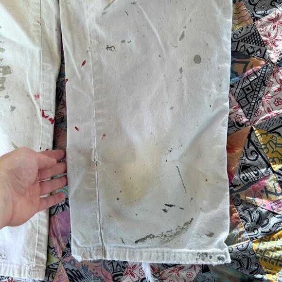 3 Pair of Used Dickies Sherwin Williams Painters Pants - Size 36x 30 - White - Picture 8 of 8